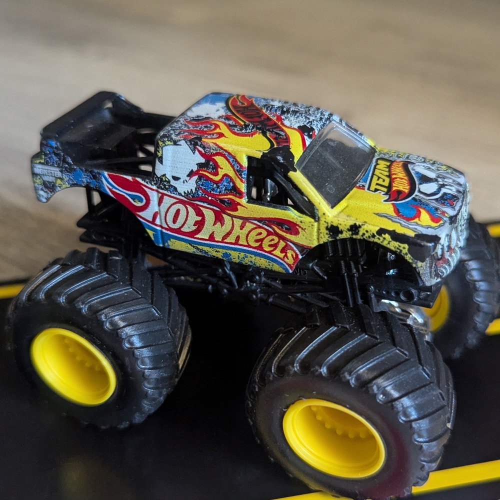 Hot Wheels Monster Truck - Vibrant Yellow and Black